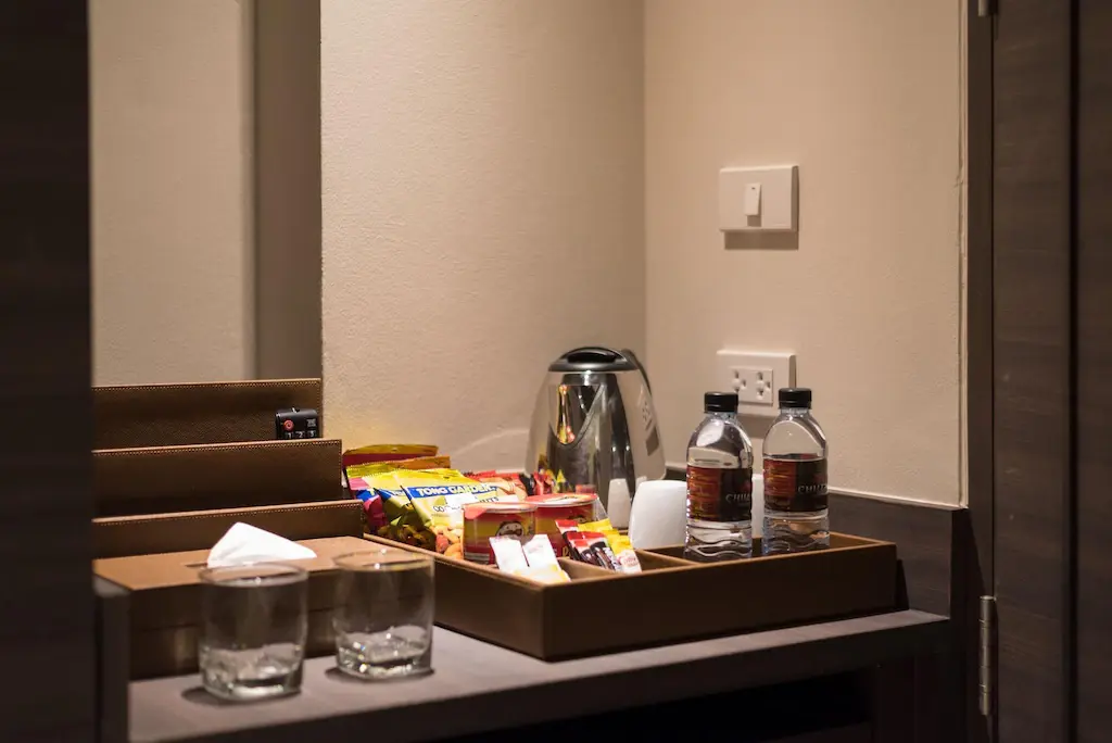 Refreshment amenities in a Premier Room